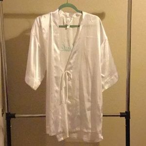 “Bride” white robe